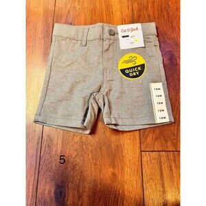 NEW Cat & Jack adjustable waist Shorts Boys Gray Size 18M